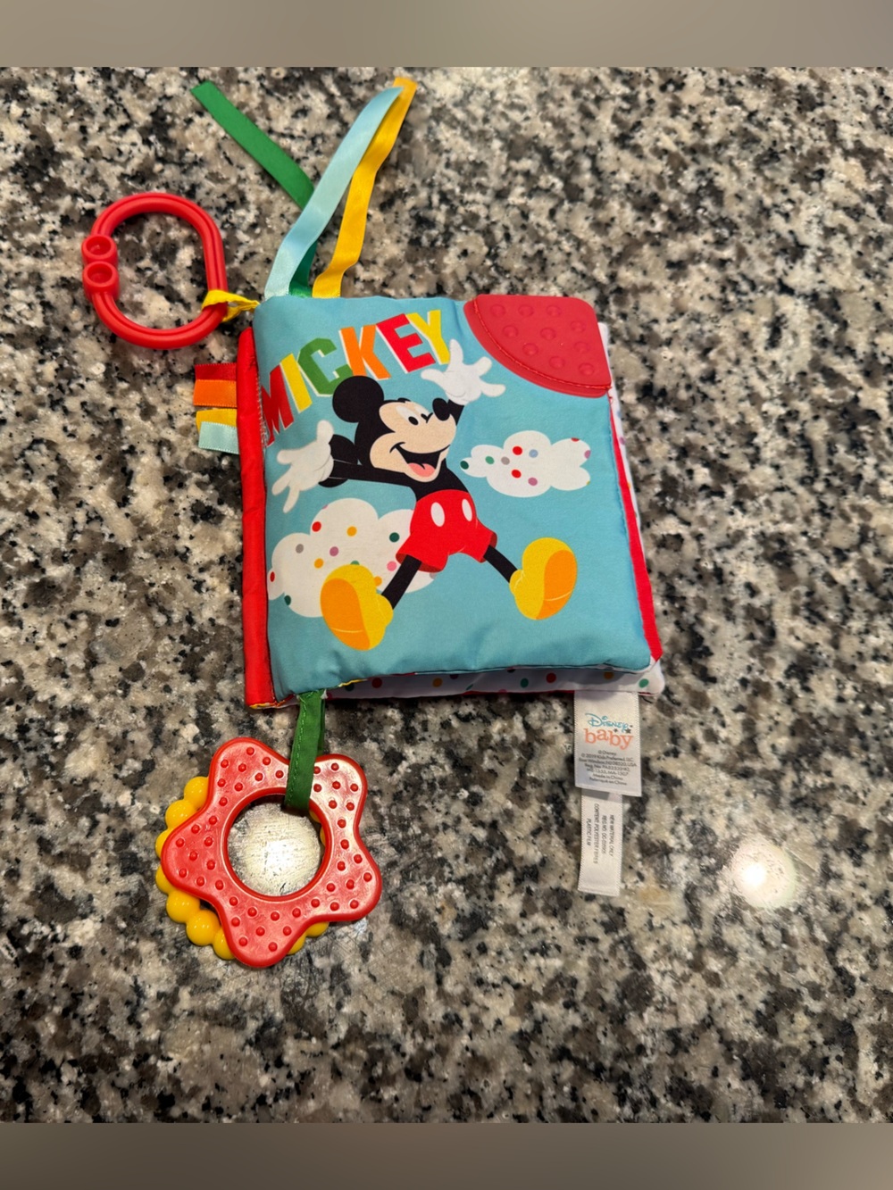 Disney Mickey Soft Activity Book - Blue/Red/Yellow